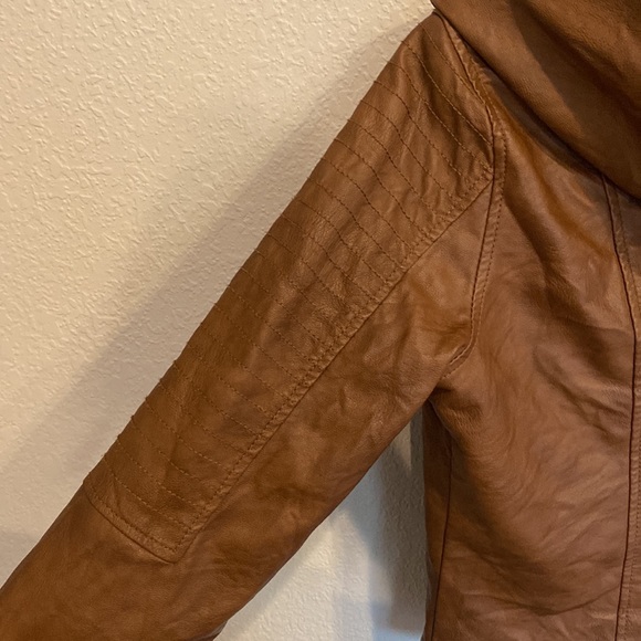 Garage traditional brown leather jacket - Picture 7 of 9